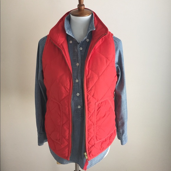 J. Crew Jackets & Blazers - J Crew Puffer Vest | Melon | Sz XS J. Crew Jackets & Blazers - J Crew Puffer Vest | Melon | Sz XS